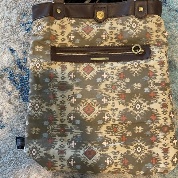 Ella Moss M/L Fringed Suede Leather Tote/handbag Black boho bag - Picture 14 of 16